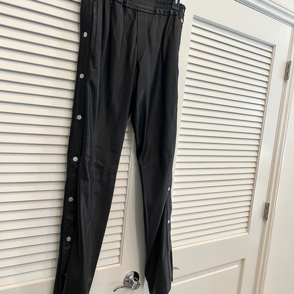 ALC lamb leather track pants - Picture 6 of 7